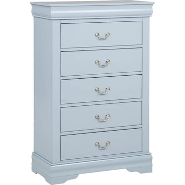 Louis Philip Chest - Blue