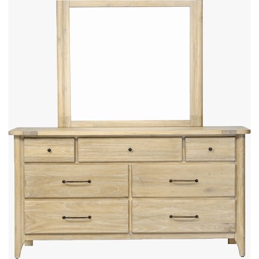 Aria Bedroom 7 x Drawer Dresser