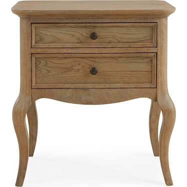 Chateau Philippe Cabriole Nightstand - Cognac