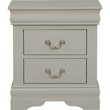 Louis Philip Night Stand - Greige