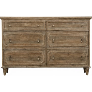 Interlude 6 Drawer Dresser - Sandstone