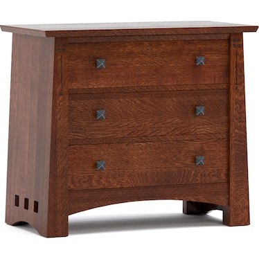 Highlands Three-Drawer Nightstand