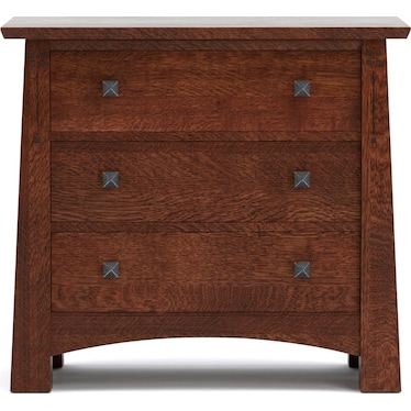 Highlands Three-Drawer Nightstand
