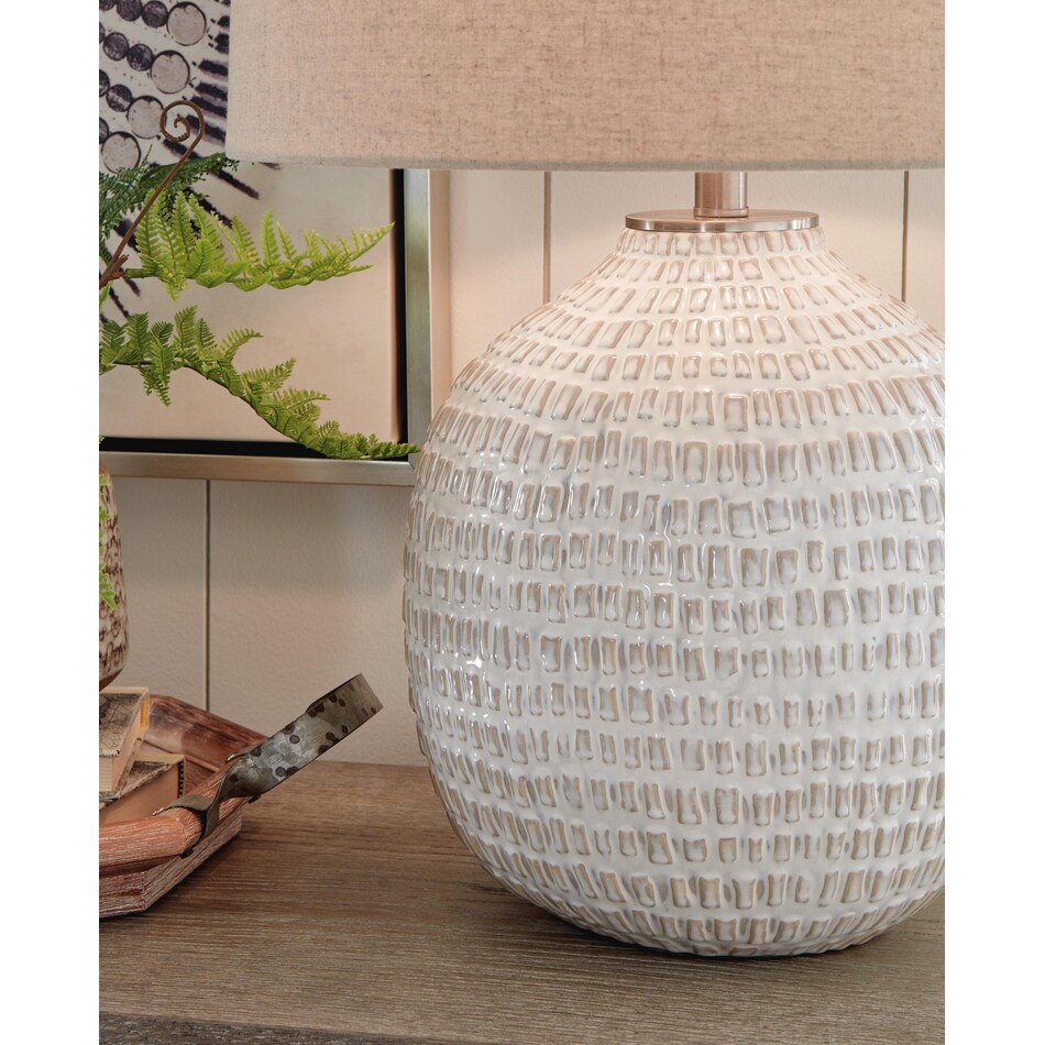 beige lamps   