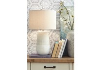 beige white lamps   