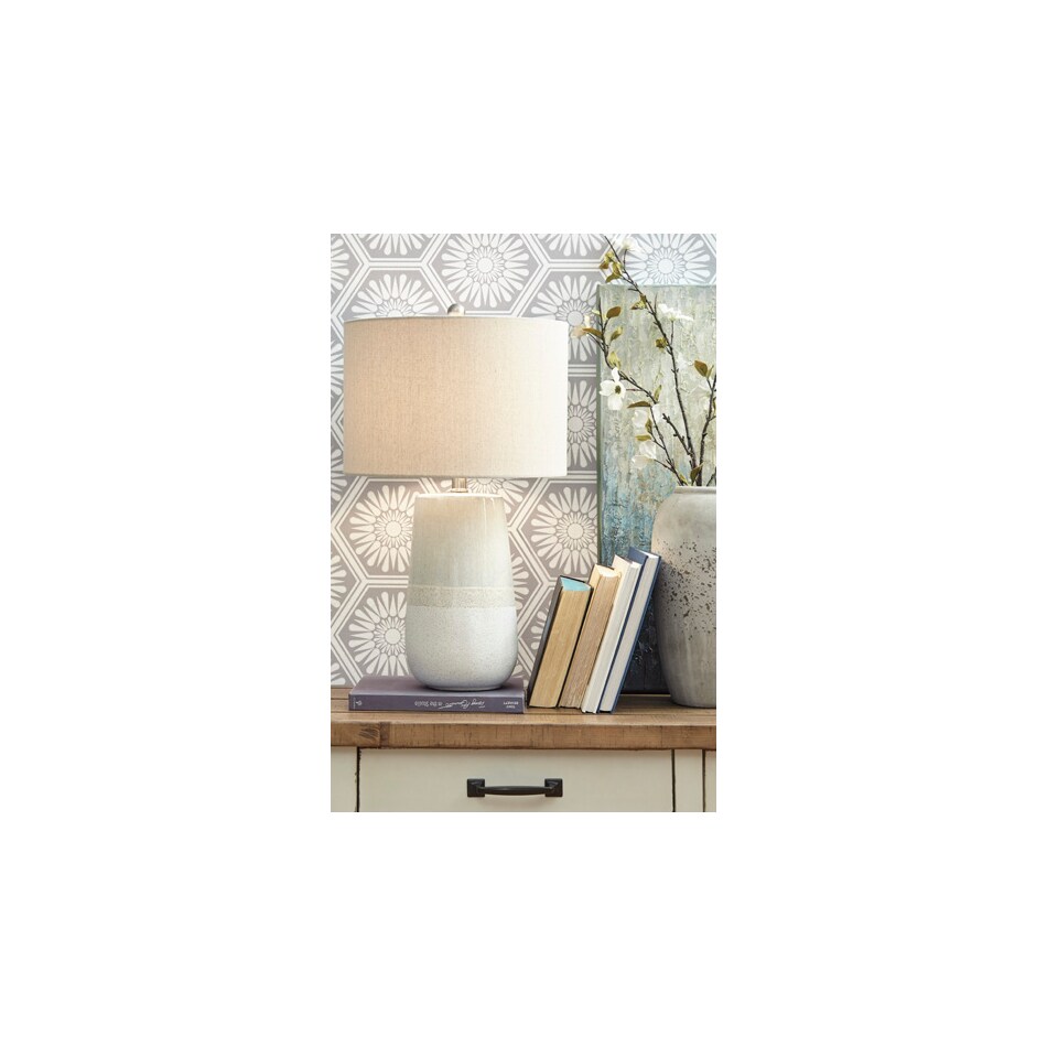 beige white lamps   