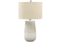 beige white lamps   