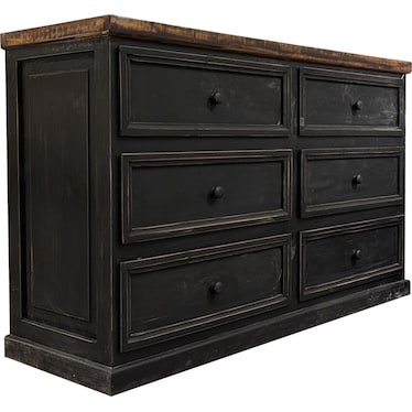 Dresser Black Distressed