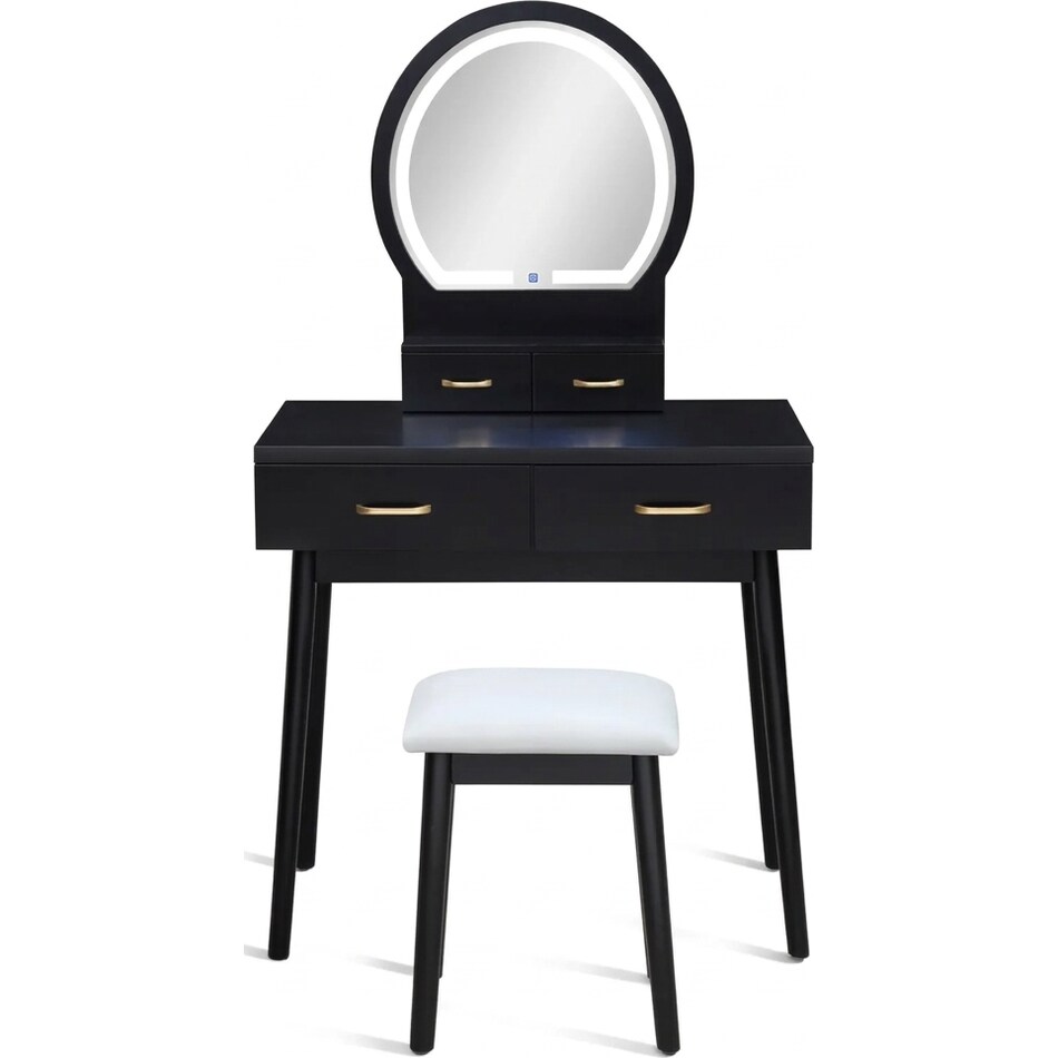 black bedroom   