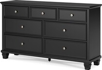 black bedroom   