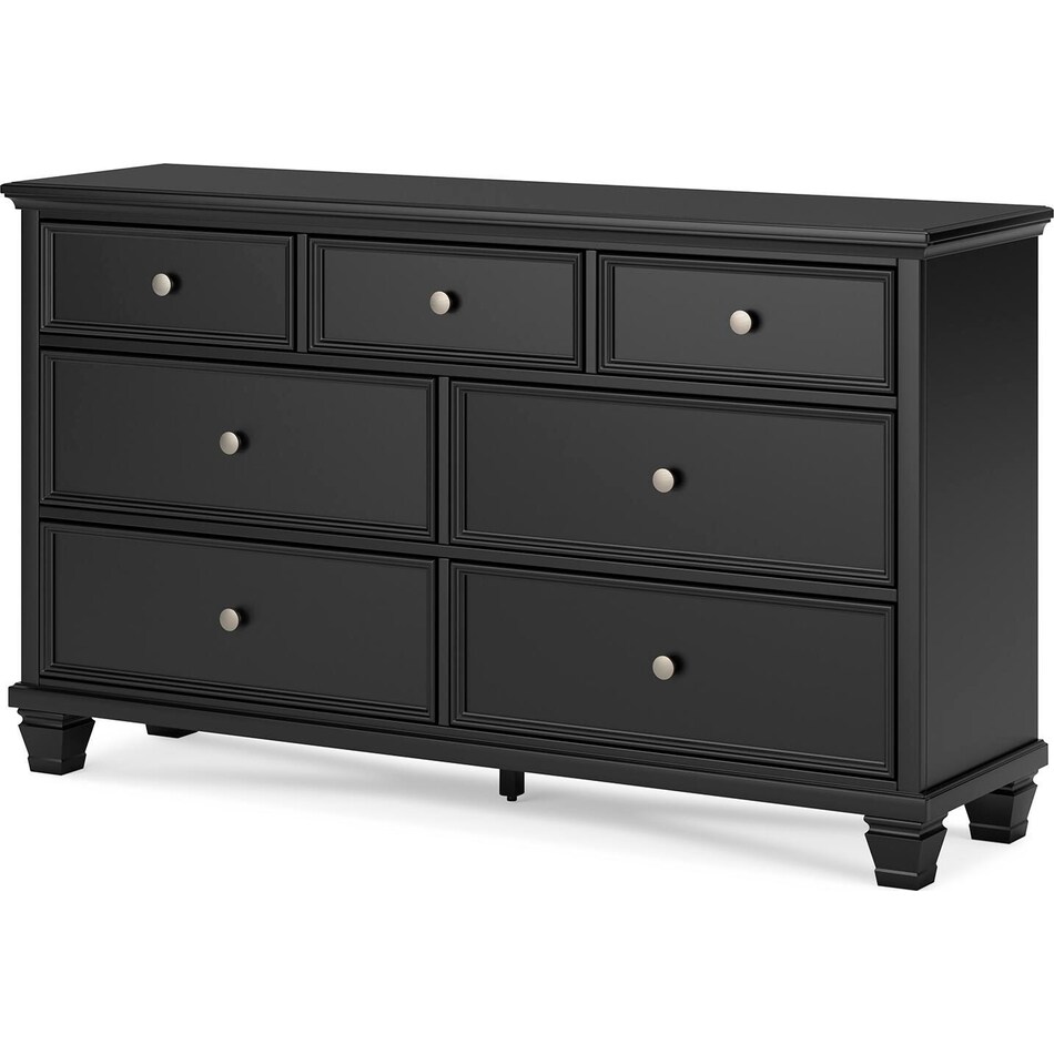 black bedroom   