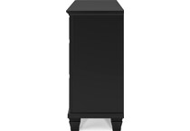 black bedroom   