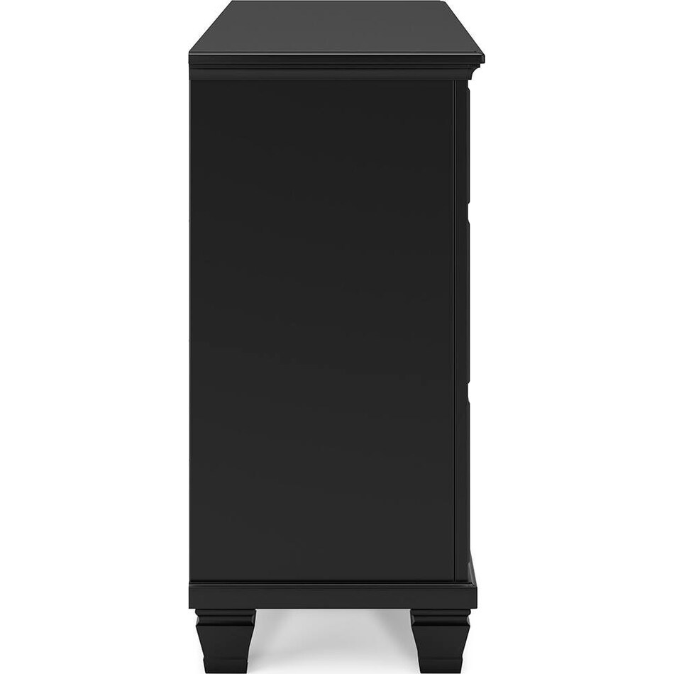 black bedroom   