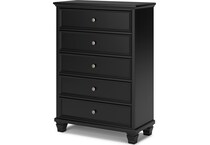 black bedroom   