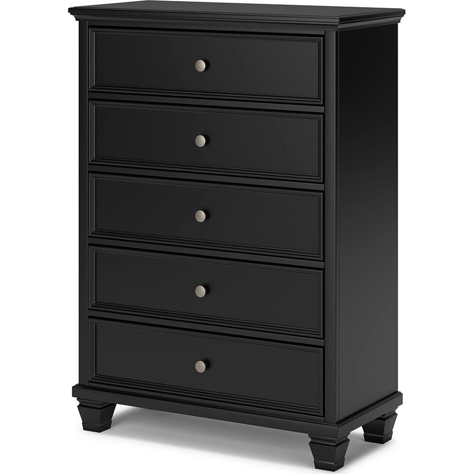 black bedroom   