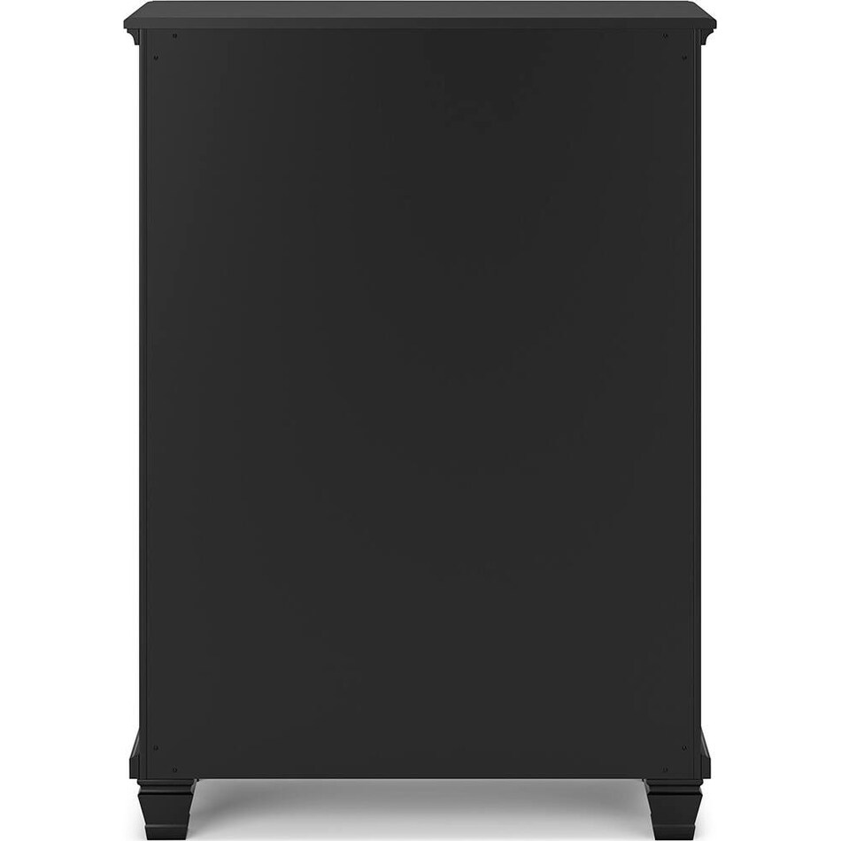 black bedroom   