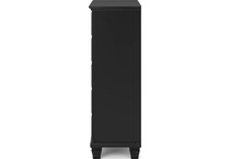 black bedroom   