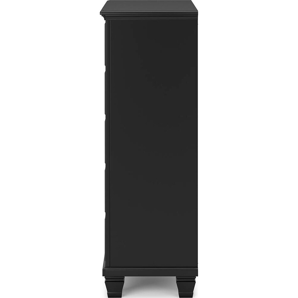 black bedroom   
