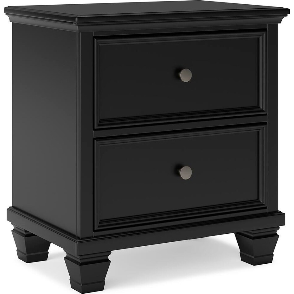 black bedroom   