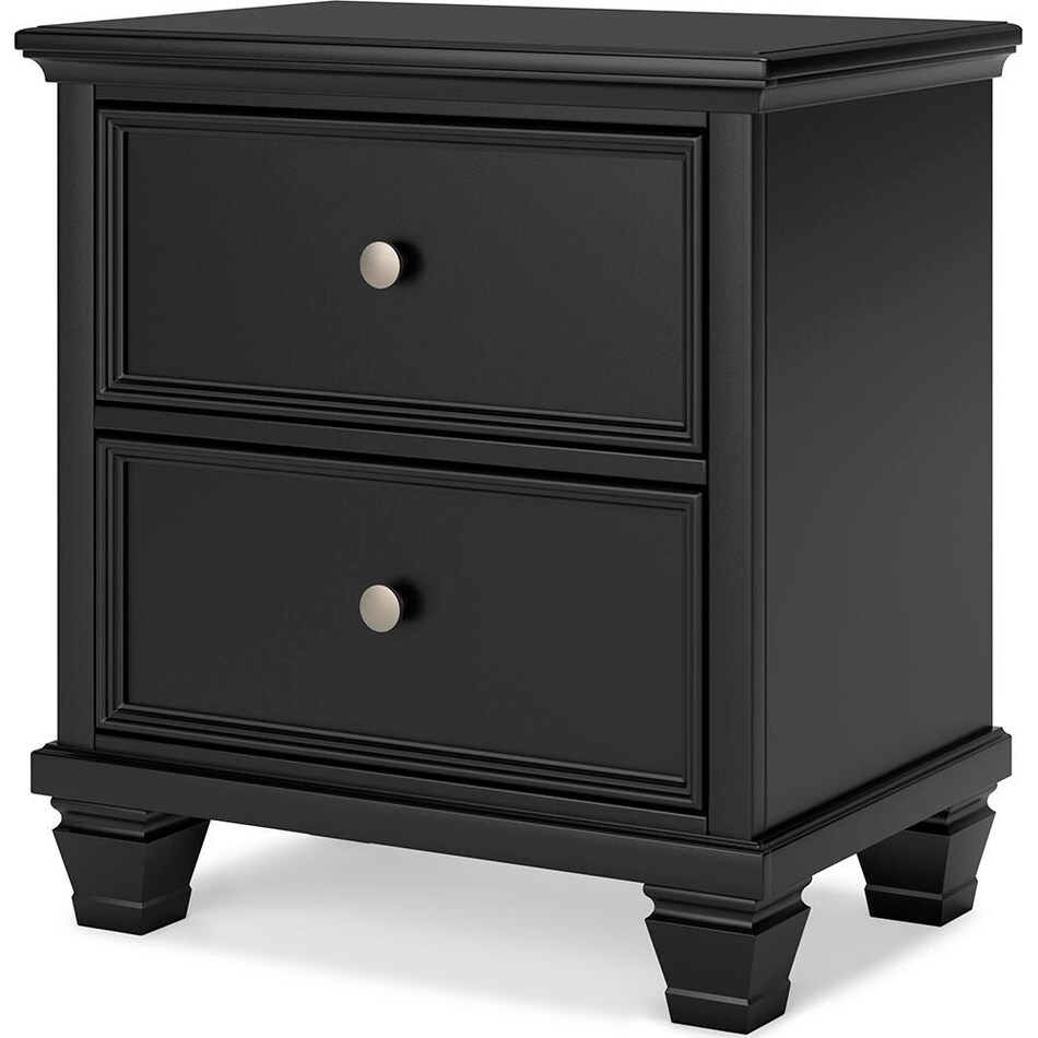 black bedroom   
