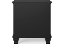 black bedroom   