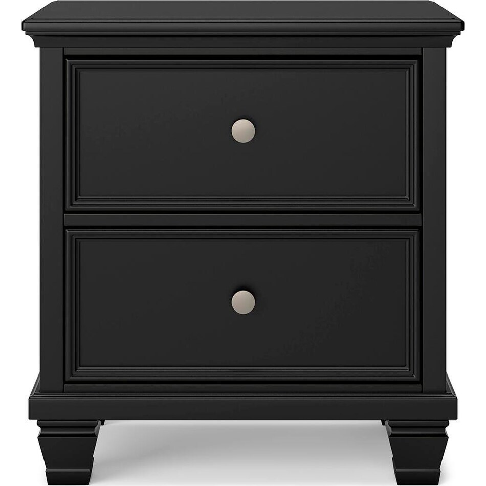 black bedroom   