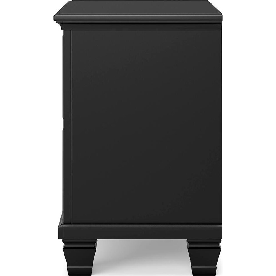 black bedroom   