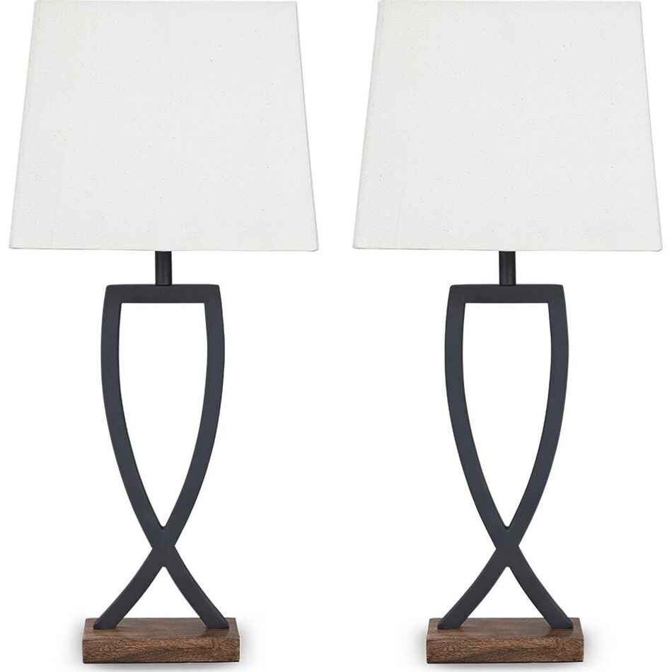black brown lamps   