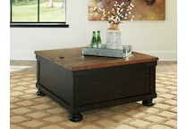 black brown occasional tables   