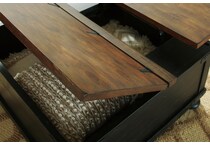 black brown occasional tables   