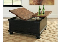 black brown occasional tables   