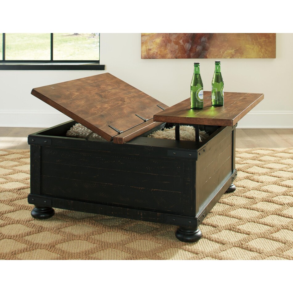 black brown occasional tables   
