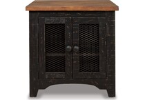 black brown occasional tables   