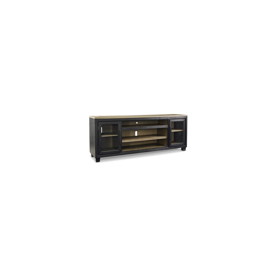 black brown wall units   