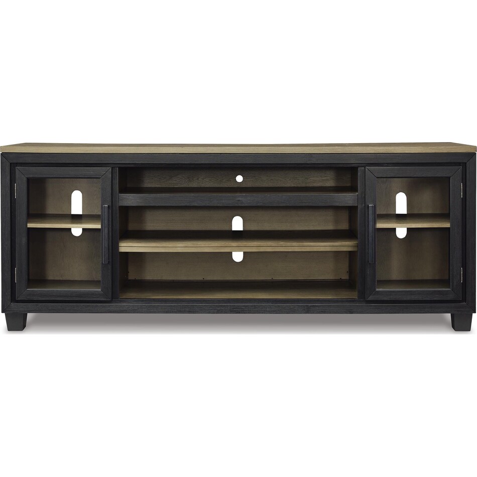 black brown wall units   