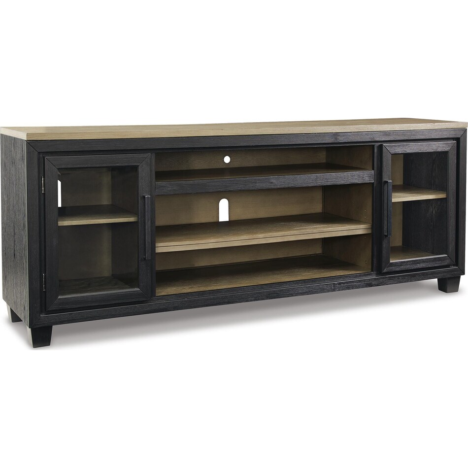 black brown wall units   