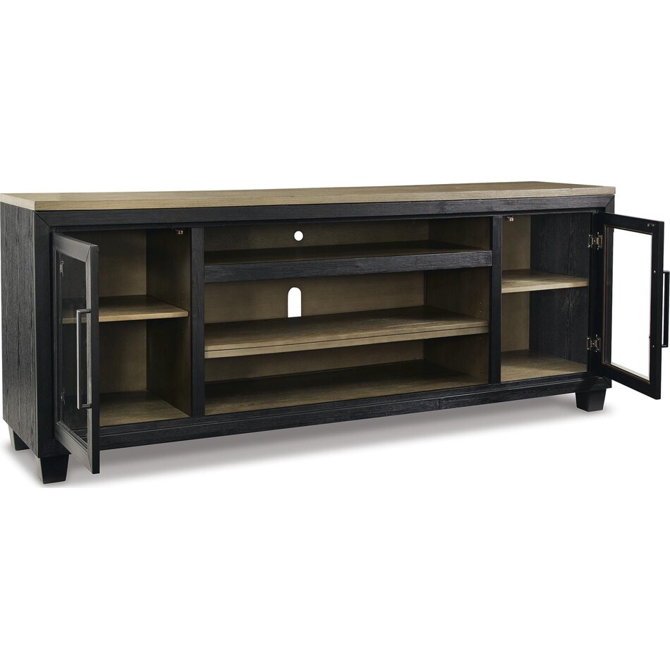 black brown wall units   