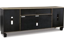 black brown wall units   