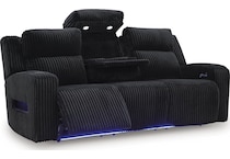 black fabric living room groups   
