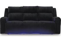black fabric living room groups   