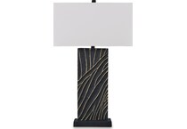 black gold finish lamps   