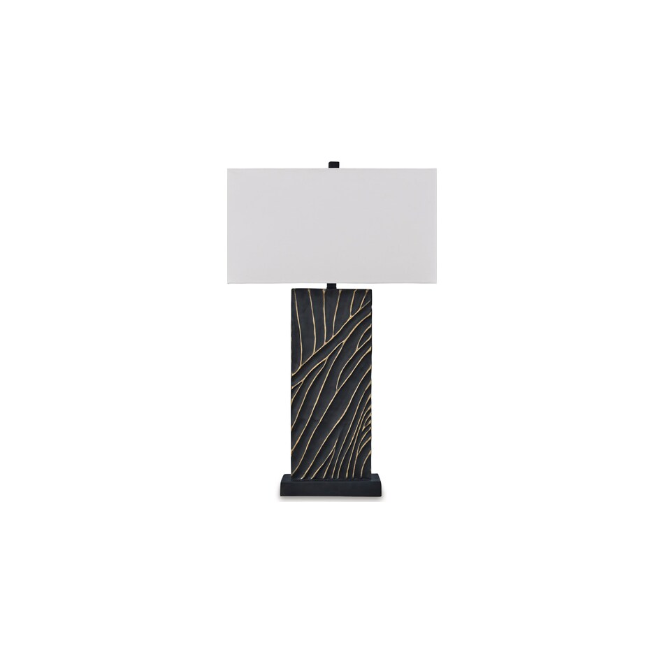black gold finish lamps   