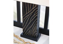 black gold finish lamps   
