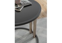 black gold finish occasional tables   
