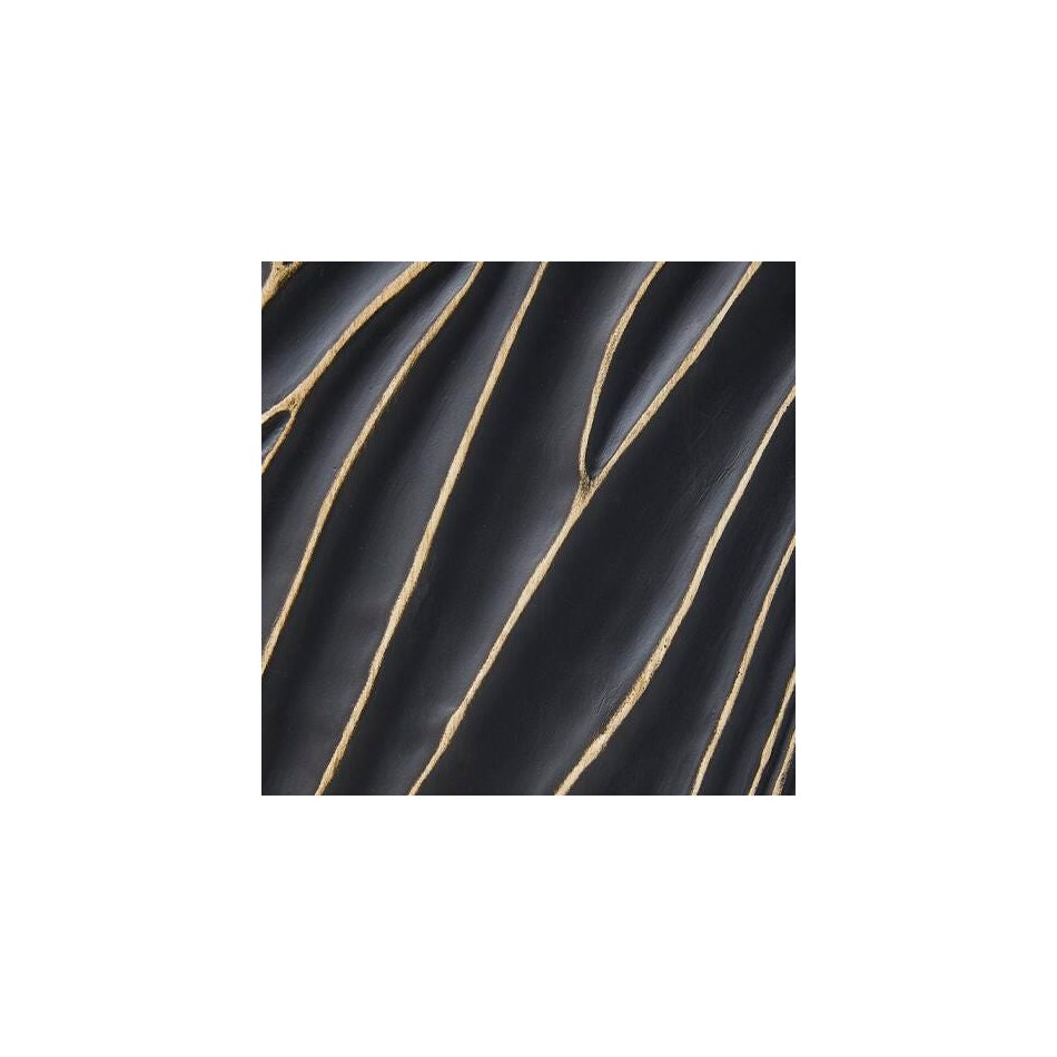 black gold finish swatch  