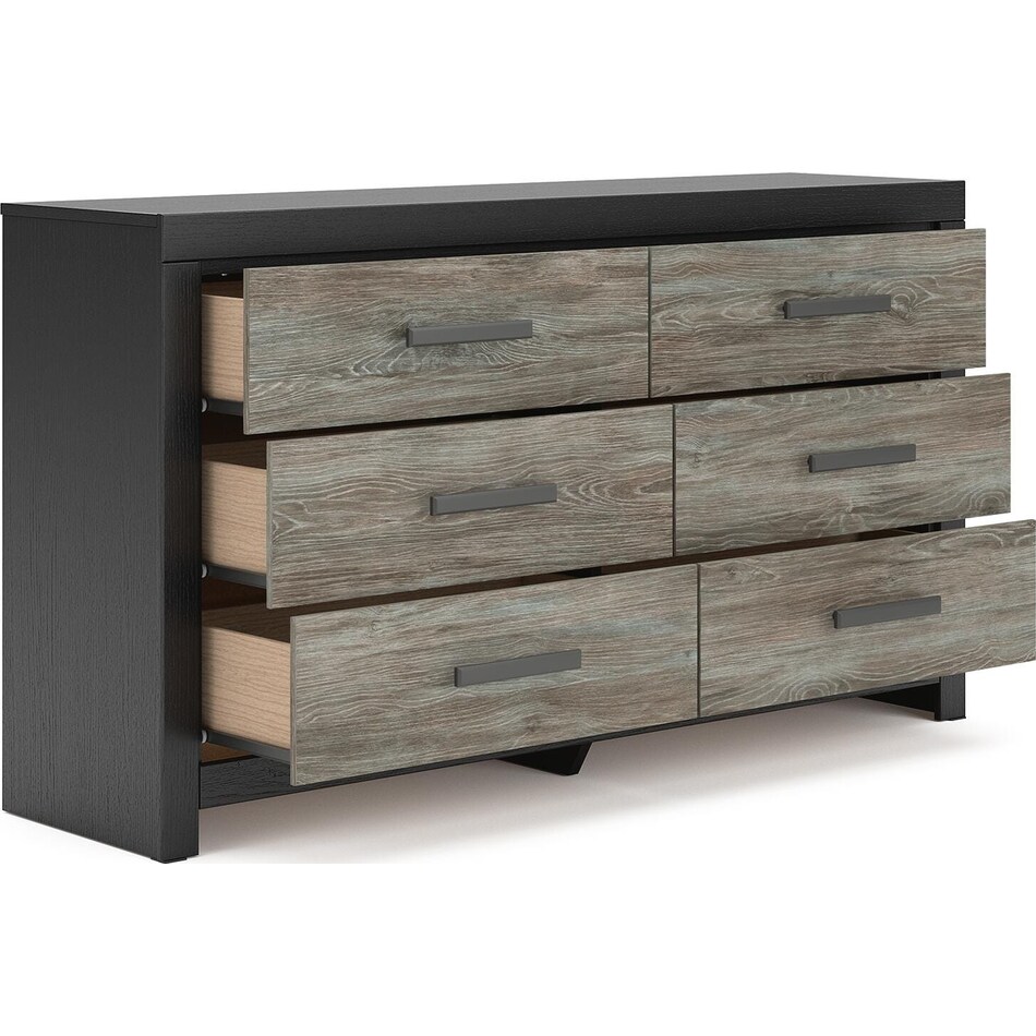 black gray bedroom   