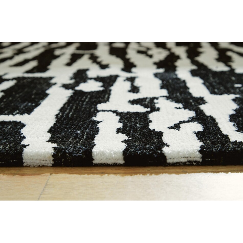black ivory area rugs   