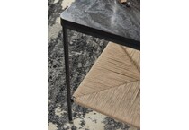 black natural occasional tables   