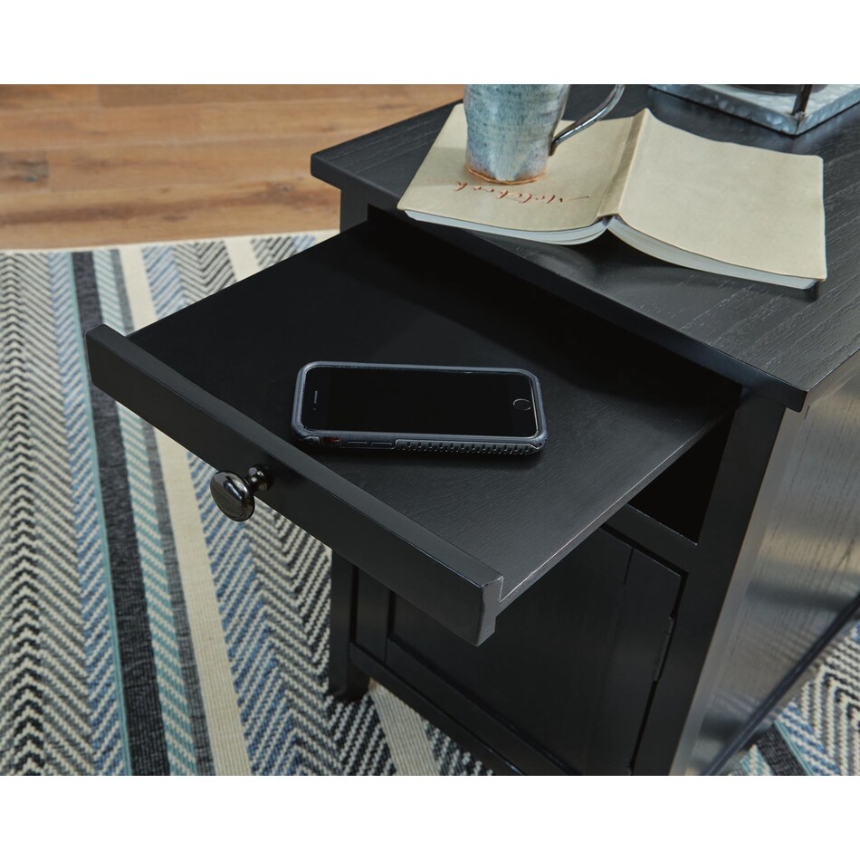 black occasional tables   