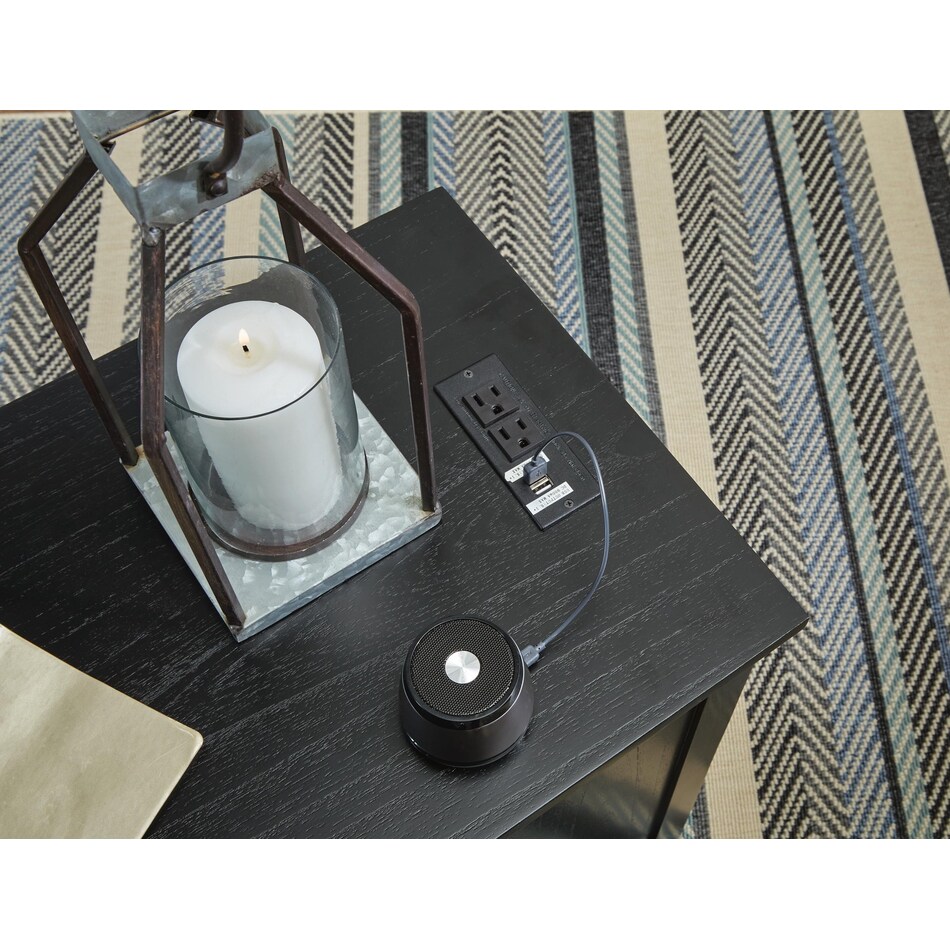 black occasional tables   
